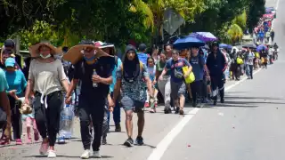 INM y Guardia Nacional detienen a 300 migrantes tras disolver dos caravanas en Oaxaca