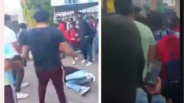 Al menos cinco estudiantes participaron en la agresión que fue registrada en videos que circulan en redes
