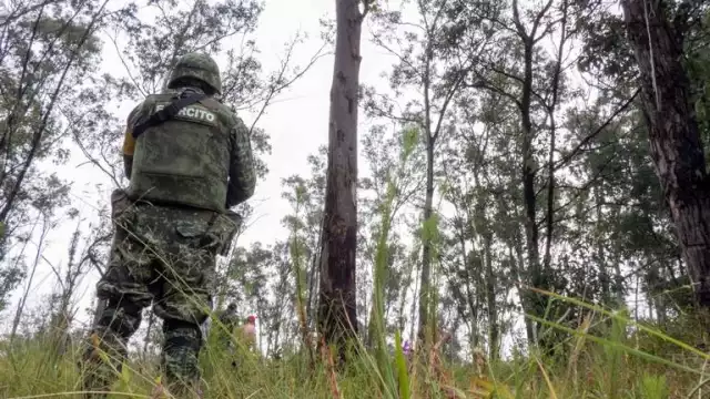 Sujetos armados y elementos de la Secretaría de la Defensa Nacional (Sedena) se enfrentaron este martes en Ixtlán