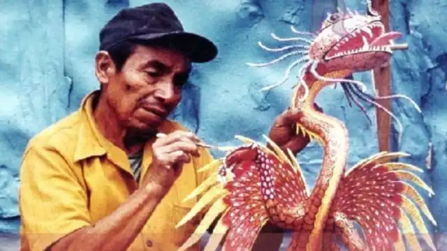 Pedro Linares López desarrolló su arte con los alebrijes