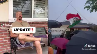 Un estadounidense corre a mexicanos de EU y ellos le llevan una banda a su casa