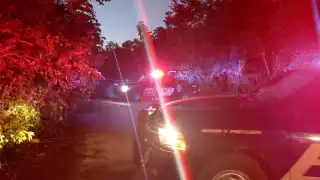 Policías acordonaron la zona del hallazgod e la maleta con el cadáver descuartizado en Playa del Carmen