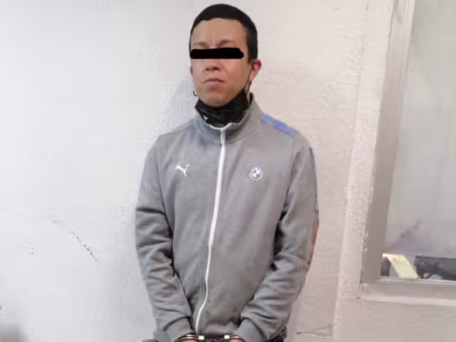 Kevin "N" el delincuente de 33 años fue detenido y presentado ante el agente del Ministerio Público