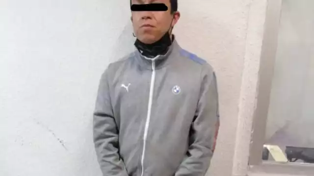Kevin "N" el delincuente de 33 años fue detenido y presentado ante el agente del Ministerio Público