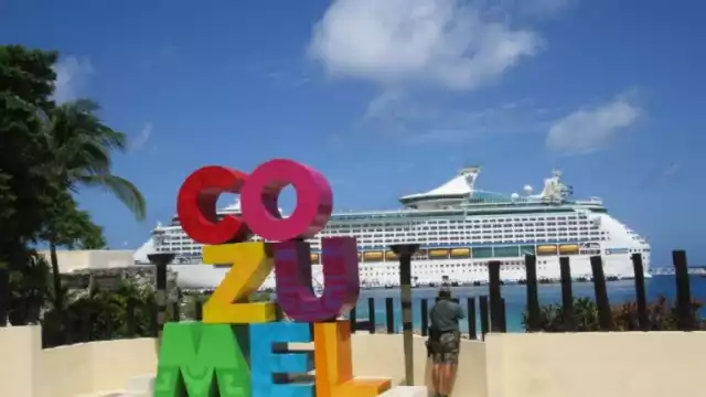 El crucero llegó a Cozumel por segunda vez el 22 de junio al puerto SSA en la ínsula