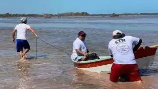 Un grupo de 21 pescadores de Chicxulub se encuentran rehabilitando el ojo de agua con recursos propio