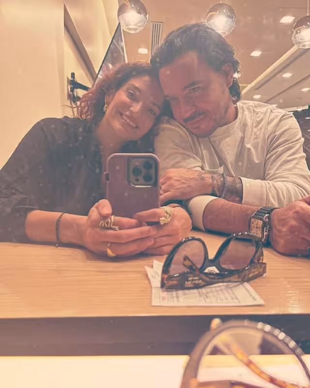 La cantante y su esposo