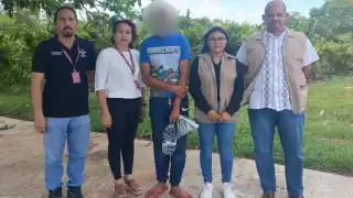 La Comisión Local de Búsqueda de Personas de Campeche (CLBP) localizó a la familia del joven F.Y.H.G., gracias a una acción coordinada con autoridades de Yucatán