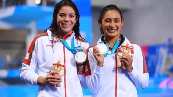 Las mexicanas vienen de ganar la medalla de bronce en clavados sincronizados