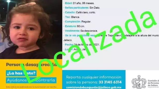 Localizan a Julia, una de los menores de la familia desaparecida en Jalisco