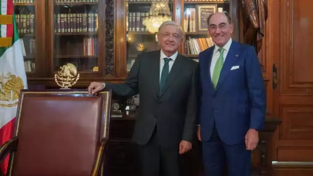 Presidente AMLO y presidente ejecutivo de Iberdrola