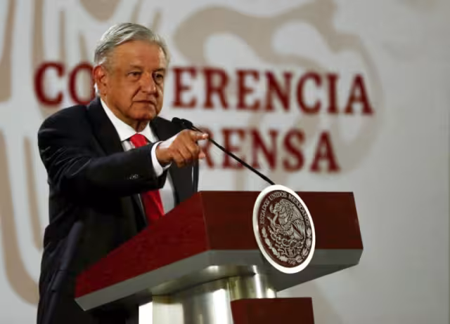 Presidente AMLO en conferencia de prensa