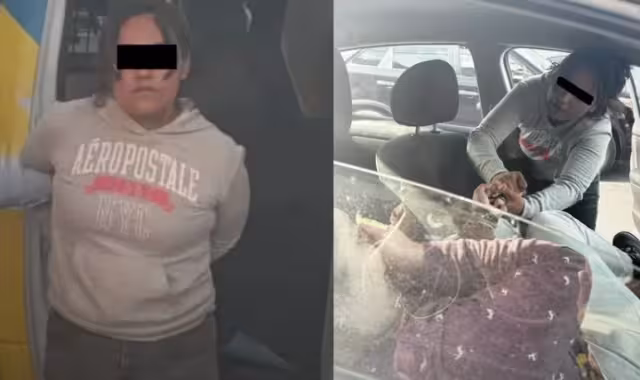 Mujer intenta robar automóvil usando unas tijeras como arma