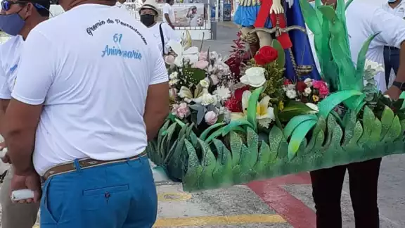 Las festividades concluyeron la tradicional procesión por el mar de Cozumel
