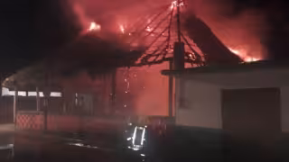 La palaba fue consumida por las llamas