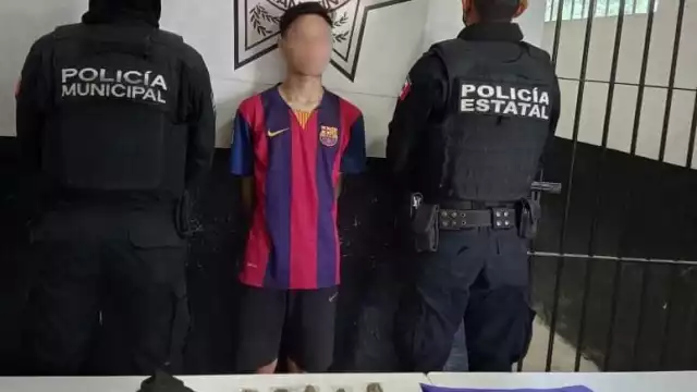 El joven fue asegurado y trasladado a la cárcel pública