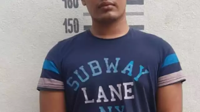 Los oficiales encontraron entre las pertenencias de Daniel "N" un arma de fuego