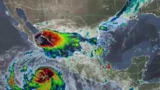 Huracán Kay se degrada a categoría 1 en las costas del Pacífico; las fuertes lluvias continuarán
