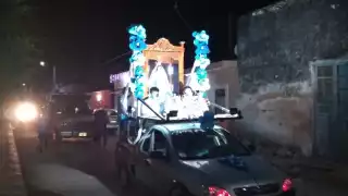 Pasean en Chocholá a la Virgen de la Concepción, pese a COVID-19