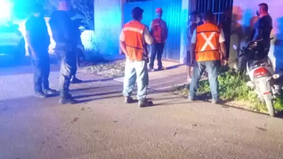 Las autoridades recibieron el reporte y acudieron al lugar Las autoridades recibieron el reporte y acudieron al lugar