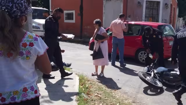 Al lugar llegaron elementos de la policía de la Secretaría de Seguridad Pública de Yucatán