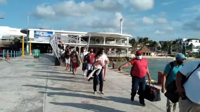 El cruce marítimo se ha mantenido sin suspensiones