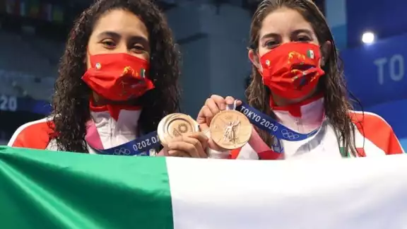 México obtiene medalla de bronce en clavado sincronizado femenil