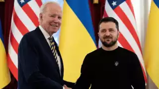 El presidente de EE.UU. está en Ucrania