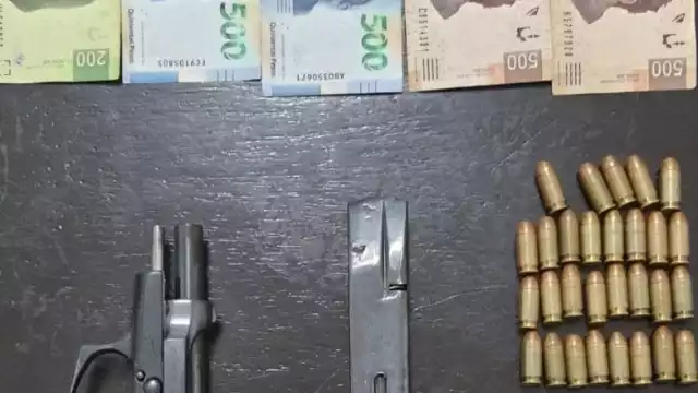 La arma se encontraba abastecida
