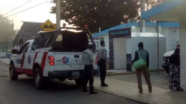 La mujer fue trasladada junto con su bebe al Hospital Integral