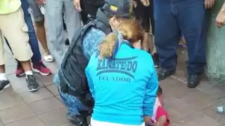 La policía de ecuador detuvo al sujeto