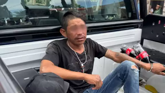 Aparentemente la policía municipal se negó a detener al hombre quien se ocultaba en su domicilio