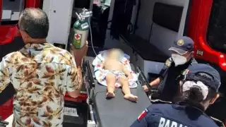 El niño fue reportado como estable tras el susto