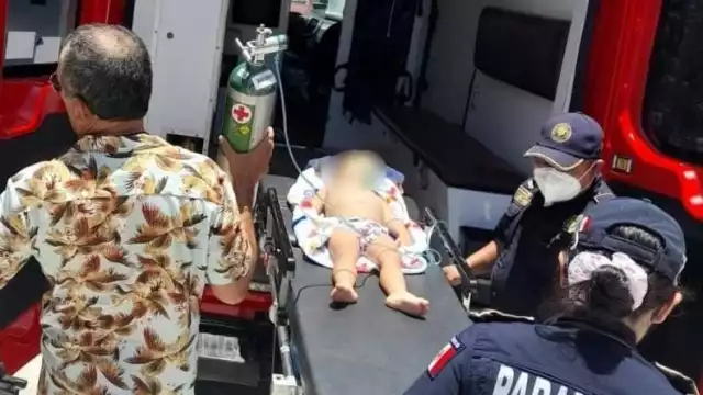 El niño fue reportado como estable tras el susto