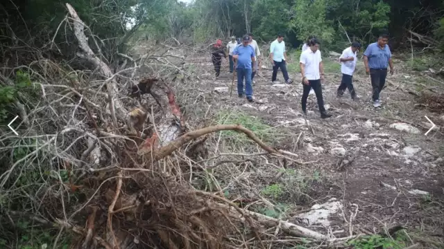 Los afectados presentaron documentos, escrituras y planos de los terrenos ejidales
