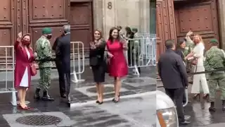 El presidente Andrés Manuel López Obrador comenzó una reunión con gobernadores electos de Morena