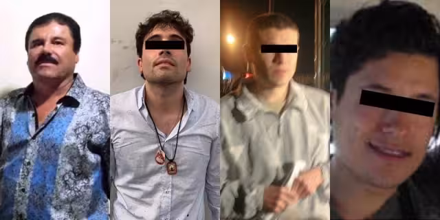 Hijos de Joaquín 'El Chapo' Guzmán