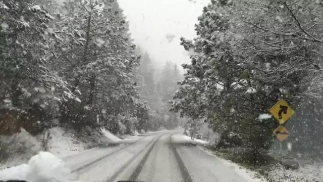 Por efecto de la primera tormenta invernal la temperatura mínima es de 8.9 grados