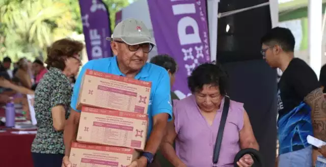 Más de 34 mil personas reciben apoyo alimentario del DIF Yucatán en 2025