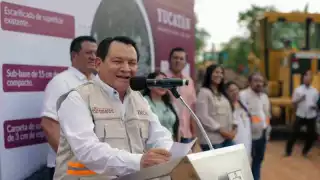 Invierten cuatro mdp  en la construcción y rehabilitación de calles en Ticul