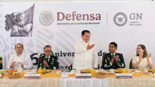 Joaquín Díaz Mena destaca coordinación con la Guardia Nacional  como clave para la seguridad en Yucatán