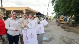 Inician trabajos de reconstrucción de calles en Umán como parte del Plan Bienestar para Yucatán