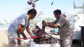 Japay realiza estudios para reabrir pozo abandonado y reforzar el suministro de agua en Ciudad Caucel