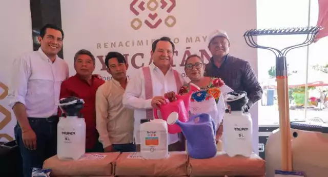 Programa de Huertos de Traspatio llega a comisarías de Mérida