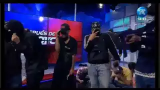 Los encapuchados fueron puestos a disposición de las autoridades