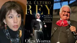 Durante una entrevista, la autora de 'El Último Rey' revela que ha recibido amenazas de hijo de Vicente Fernández