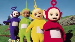 Así lo presumieron en Twitter, en la cuenta oficial de los Teletubbies