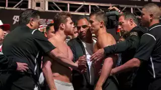 La ceremonia de la báscula entre Álvarez y Gennady está programada para este viernes afuera de la T-Mobile Arena de Las Vegas
