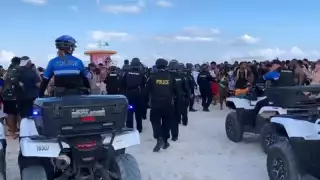 Policía de Miami Beach dispersa a vacacionistas con gas lacrimógeno