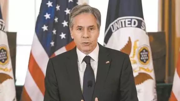 Blinken en una audiencia del subcomité del Comité de Asignaciones del Senado. Blinken en una audiencia del subcomité del Comité de Asignaciones del Senado.